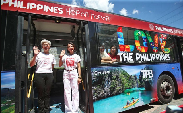 Xe Bus khi di du lich Philippines