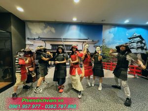 hoa trang ninja samurai nhat ban