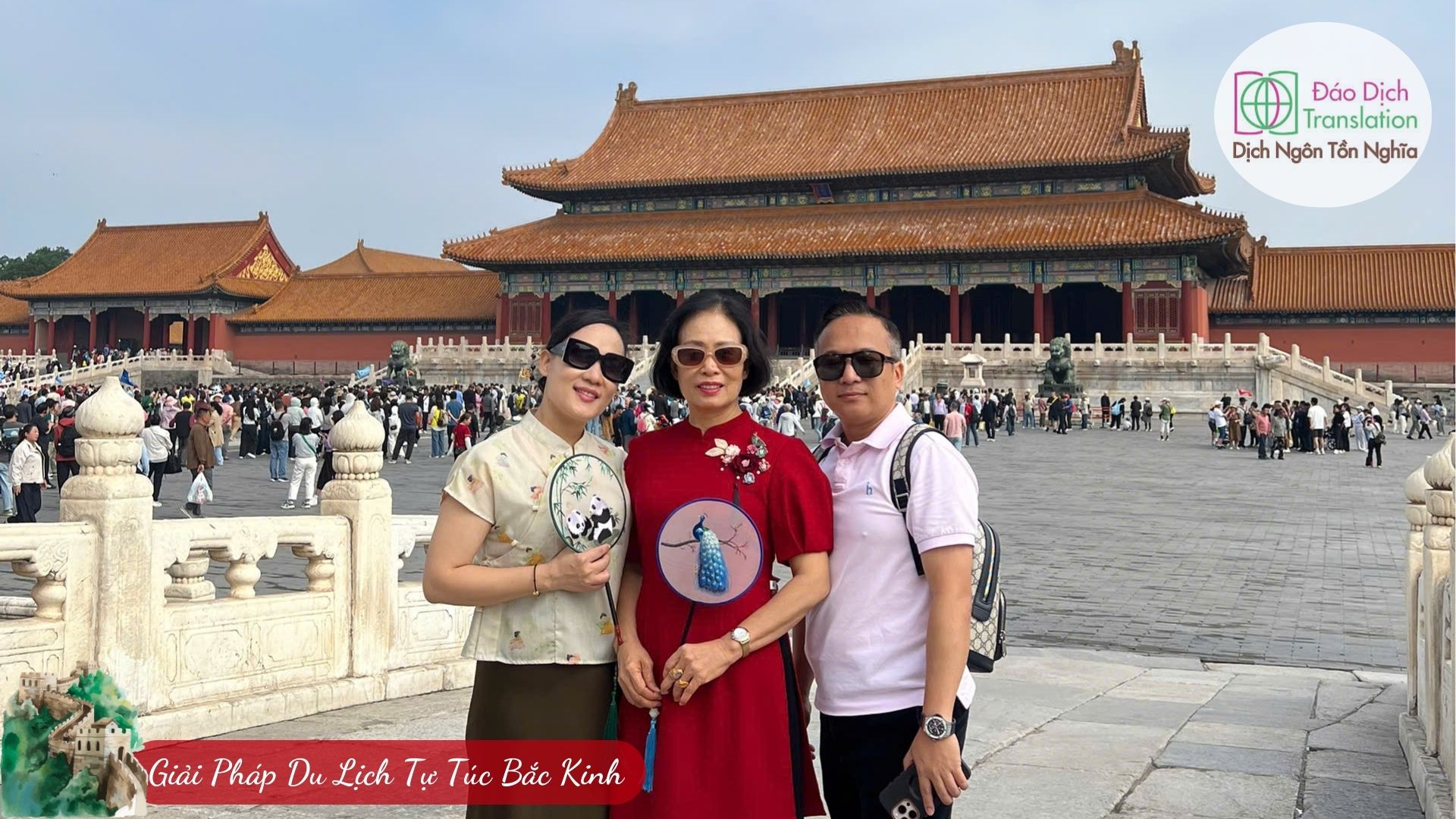 đoàn 3 khách đi Bắc Kinh
