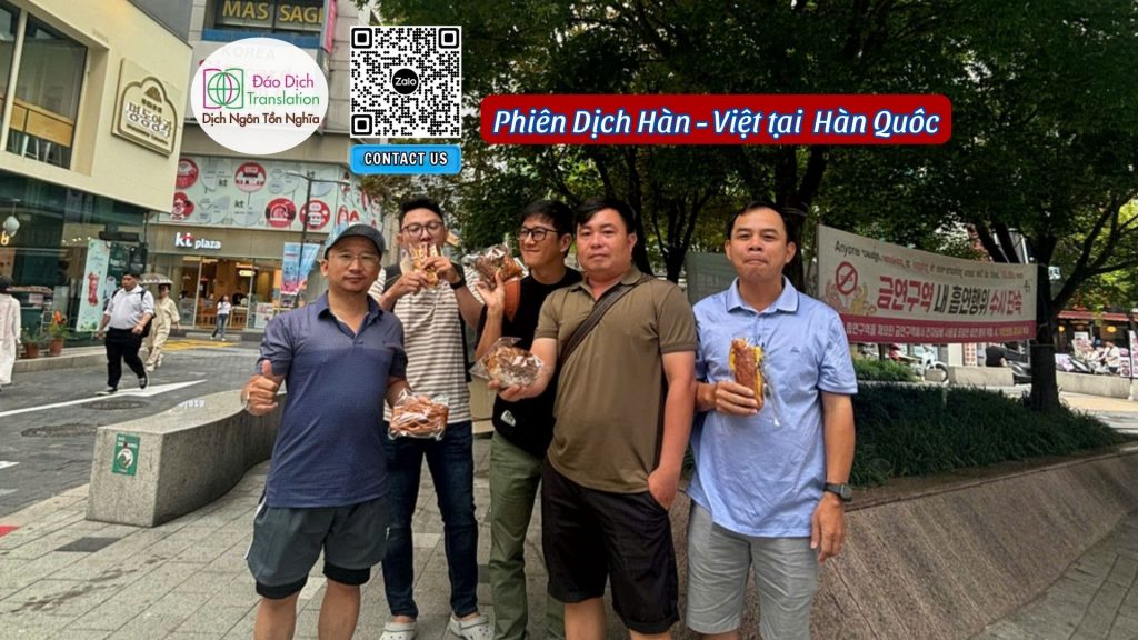 phien dich tieng han tai busan