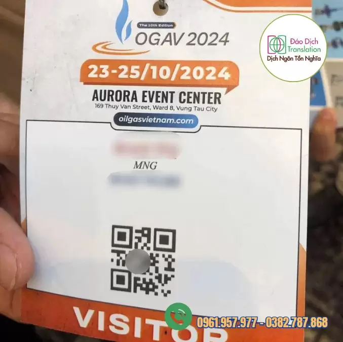 phien dich trung viet tai trien lam dau khi viet nam ogav